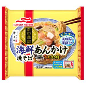 マルハニチロ　海鮮あんかけ焼そば 1人前（319ｇ）×12個 （冷凍食品）｜ever-shop