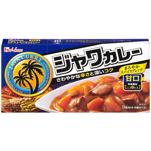 ハウス食品　ジャワカレー　甘口（185ｇ）×10個×2セット