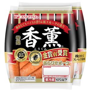 プリマハム 香薫あらびきポークウインナー (90g×2袋) Ｘ12袋 冷蔵 11種類の挽きたてスパイス 桜のスモークの薫りの商品画像