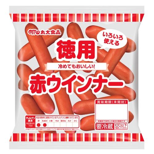 丸大食品　徳用赤ウインナー（186ｇ）×10個【冷蔵商品】 (爆買)