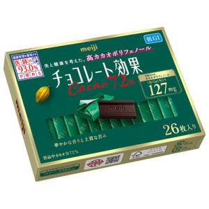 明治 チョコレート効果 カカオ72％蜜漬けオレンジピールパウチ 34g×10