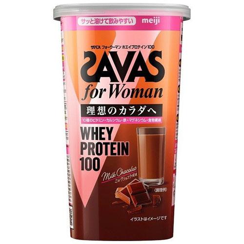 明治　ザバス　for Woman ホエイプロテイン100　ミルクショコラ風味（280g）×24個