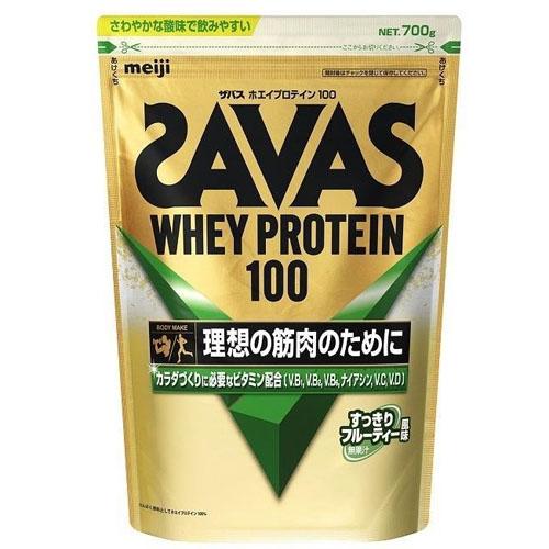 明治　ザバス　ホエイプロテイン100　スッキリフルーティ風味（700g）×12個