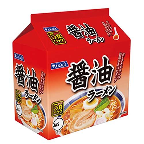 大黒食品　AKAGI 醤油ラーメン5食パック405g（81g×5食）×6個×2セット