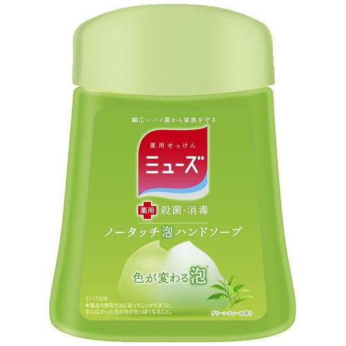 ミューズ　ノータッチ泡ハンドソープ　グリーンティの香り　（詰め替え　250ml）×12個