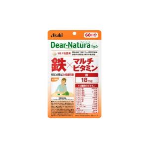 アサヒ ディアナチュラ スタイル 鉄×マルチビタミン 60粒 60日分 × 5袋の商品画像