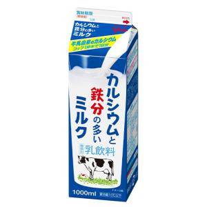 グリコ カルシウムと鉄分の多いミルク 1000ml×12個 (冷蔵)