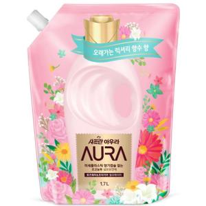 トイレタリージャパン サフロン AURA オーラ ウィルユーマリーミー 詰替 1700ml×8個　柔軟仕上げ剤/柔軟剤 (爆買)