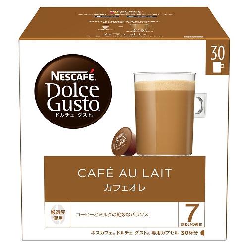 ネスレ日本　ネスカフェ ドルチェ グスト 専用カプセル カフェオレ（30杯分）×3個