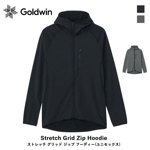 GOLDWIN ゴールドウィン Stretch Grid Zip Hoodie ストレッチ グリッド...