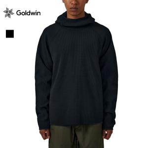 GOLDWIN ゴールドウィン ワッフル ライト ロングスリーブ フーディー メンズ WF Light L/S Hoodie トップス カットソー サーマル生地 フーディシャツ アウトド…｜everfield