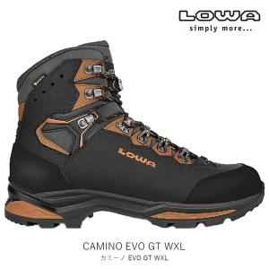 LOWA ローバー CAMINO EVO GT WXL カミーノ EVO GT WXL ブラック×オレンジ メンズ ワイド WIDE 登山靴 トレッキング ブーツ ビブラム L210629｜EVER FIELD Yahoo!ショップ