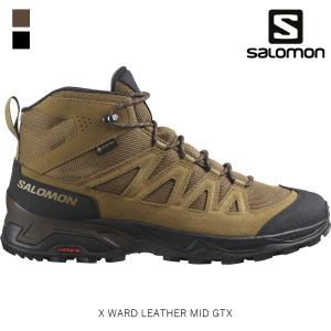 SALOMON サロモン X WARD LEATHER MID GTX メンズ  男性用 レザー ハイキング シューズ｜everfield