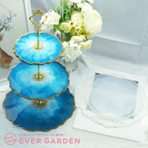 アゲートスライス シリコンモールド 3段 レジン UVレジン