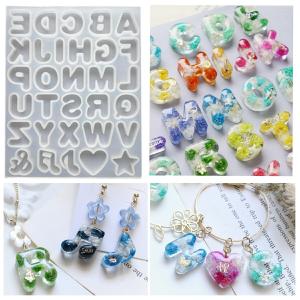 ミニ 丸文字 アルファベット シリコンモールド レジン