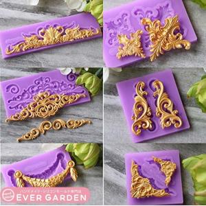 彫刻 6個セット シリコンモールド レジン アロマストーン