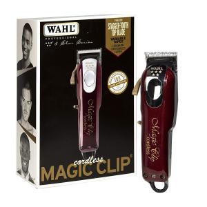 人気 電動 電気 バリカン Wahl Pro 5-Star Series Magic Clip Cordless (#8148) ウォール マジック クリップ コードレス 赤 散髪