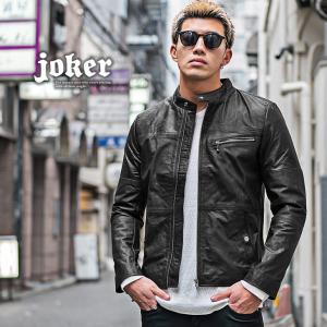 joker 革ジャン ライダース リアルレザーダブルライダース