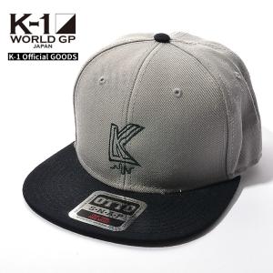 キャップ メンズ K-1 フラットタイプ ロゴ ベースボールキャップ メンズ ブランド｜evergreen92