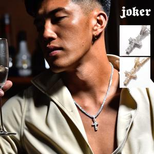 ネックレス メンズ 十字架 クロス キラキラ 派手