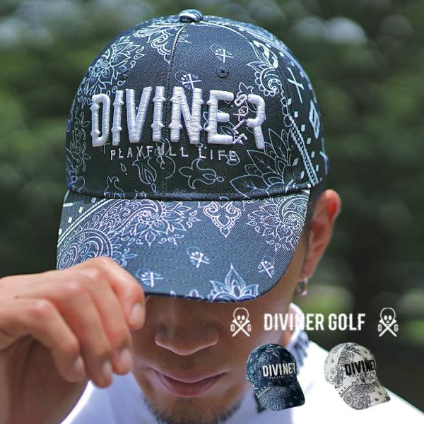 【DIVINER GOLF】 ゴルフ キャップ メンズ 夏 夏物 ロゴキャップ ゴルフキャップ ゴル...