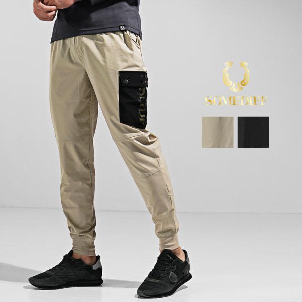ストレッチパンツ メンズ ロングパンツ メンズ ロングパンツ ストレッチ 多ポケット メッシュ 生地...
