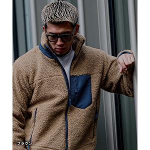 apolina ボアジャケット ボア ジャケット メンズ 大人 ボア ブルゾン ボアジャケット ボア