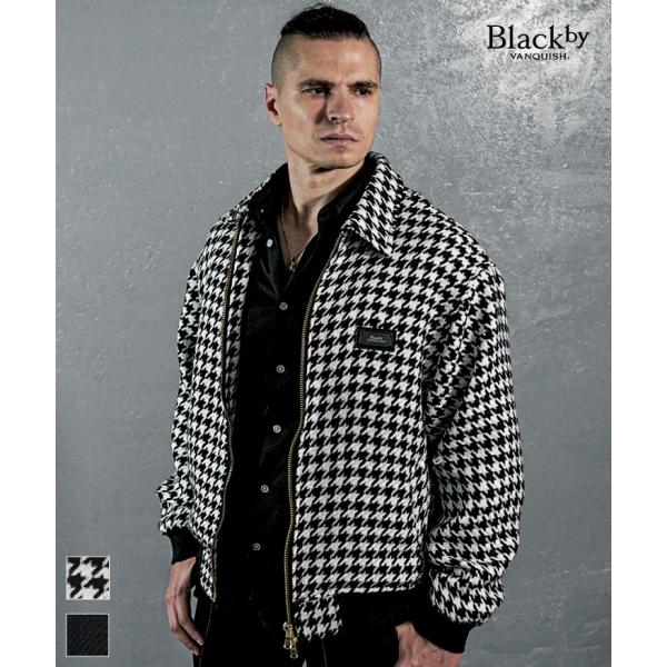 ツイードジャケット メンズ ブランド ジップジャケット 短丈 トップス ライトアウター 長袖 トップ...