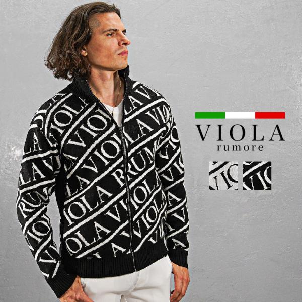 VIOLA rumore ヴィオラ ジャケット メンズ ブランド フルジップ ジャケット スタンドネ...