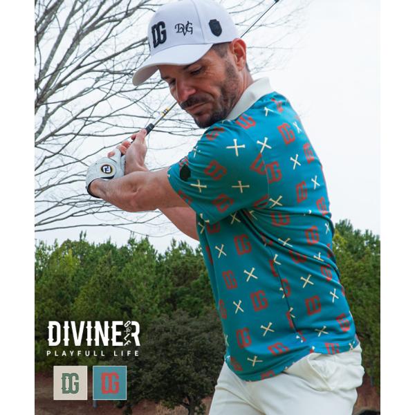【DIVINER GOLF】 diviner golf ゴルフウェア メンズ ポロシャツ メンズ 半...