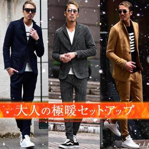 セットアップ メンズ スーツ テーラード 上下セット テーラード ジョガーパンツ ジャケット ジョガー 送料無料