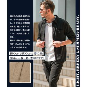 セットアップ メンズ カジュアル 長袖 シャツ...の詳細画像3