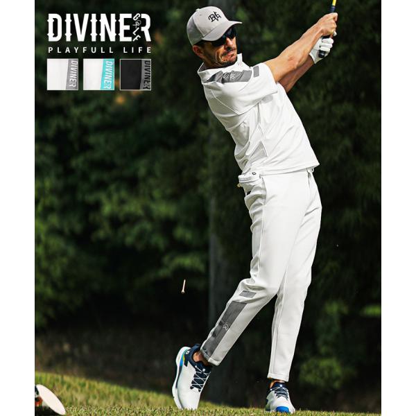 【DIVINER GOLF】 diviner golf ゴルフウェア メンズ セットアップ ポロシャ...