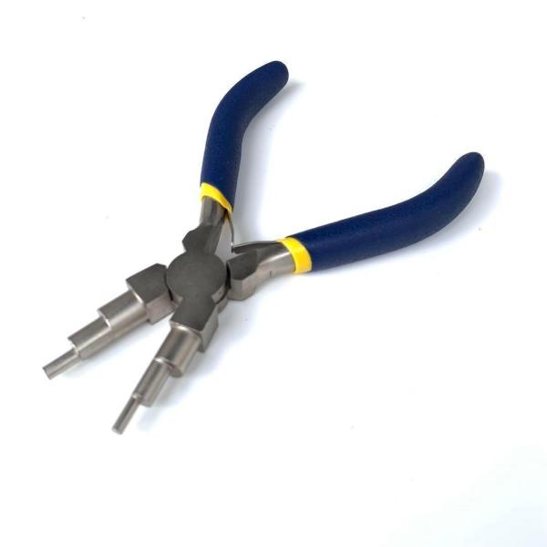 ワイヤークラフト　6段階ワイヤーループペンチ　ジュエリー制作　丸ペンチ　手工芸