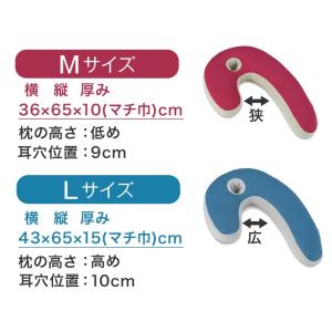 フランスベッド いびき軽減横向き寝まくら スリ...の詳細画像4