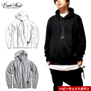 パーカー トップス メンズファッション スタイリッシュデザイン カッコいい EVERSOUL ポケットレス オーバーサイズ スウェットパーカー ジップパーカー メンズ ストリート 派手 厚手 スカル 大きいサイズ