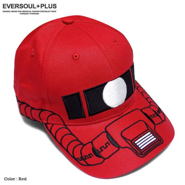 ザク 帽子 キャップ ガンダム シャア専用 ストリートキャップ メンズ ベースボールキャップ 刺繍 ...