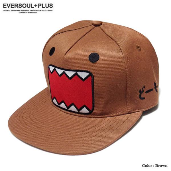 どーもくん 帽子 グッズ ストリートキャップ メンズ ベースボールキャップ 刺繍 ダンス フラットブ...