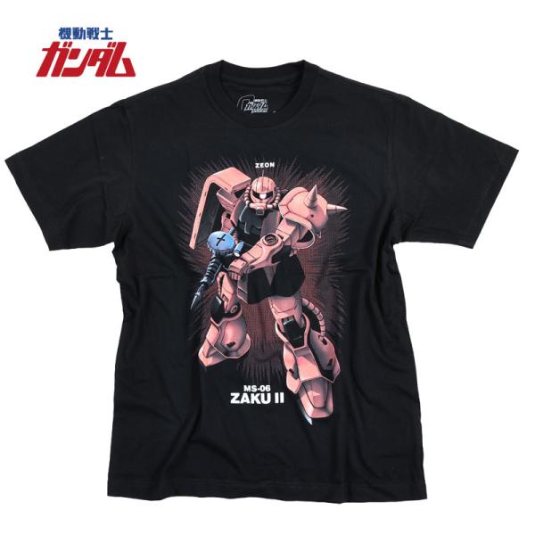 シャア専用 ザク ガンダム Ｔシャツ メンズ ZAKU 半袖 グッズ 機動戦士ガンダム プリント 逆...