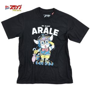 Dr.スランプ アラレちゃん Ｔシャツ プリント 黒 希少サイズ4Ｌ Dr.スランプ アラレちゃん Tシャツ メンズ 大きいサイズ