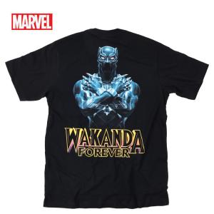 F.C.R.B. マーベルコラボ キッズLサイズ　ブラック MARVEL マーベル Tシャツ 半袖 ブラックパンサー アベンジャーズ