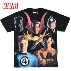 MARVEL（マーベル） Tシャツ 半袖 ブラックパンサー アベンジャーズ