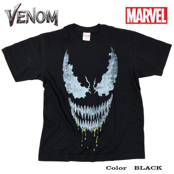 MARVEL ベノム  Tシャツ スパイダーマン マーベル 半袖 アメコミ アベンジャーズ VENO...