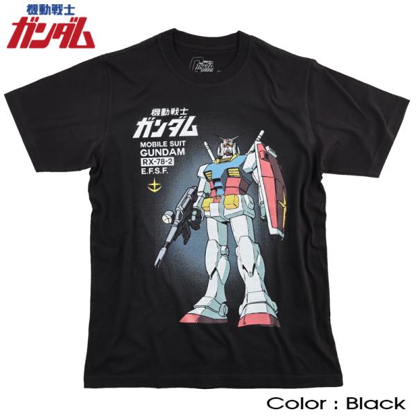 機動戦士ガンダム Ｔシャツ 半袖 RX-78-2 GUNDAM 地球防衛軍 モビルスーツ ザク シャ...