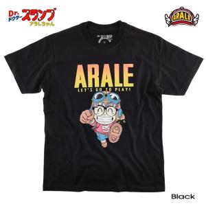 Dr.スランプ アラレちゃん Ｔシャツ プリント 黒 希少サイズ4Ｌ Dr.スランプアラレちゃんTシャツ アラレちゃんシャツ バック