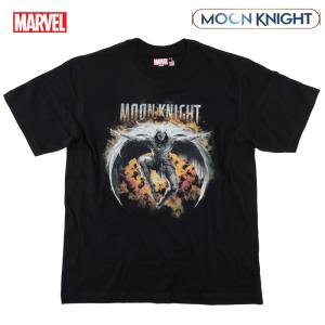 MARVEL マーベル Tシャツ メンズ 半袖 ムーンナイト MOON NIGHT 月光仮面 スパイダーマン アメコミ グッズ ギフト ペアルック 誕生日プレゼント