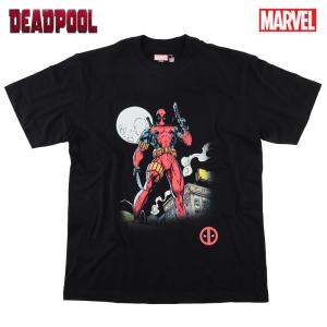 MARVEL デッドプール Tシャツ メンズ 半袖 マーベル レディース DEADPOOL スパイダーマン アメコミ キャラクター グッズ ダンス ペアルック 誕生日プレゼント｜eversoul