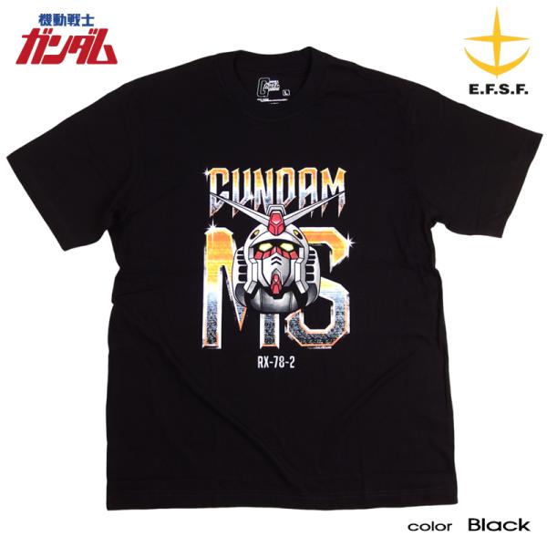 機動戦士ガンダム Ｔシャツ 半袖 RX-78-2 GUNDAM アムロ ジオング 地球防衛軍 モビル...