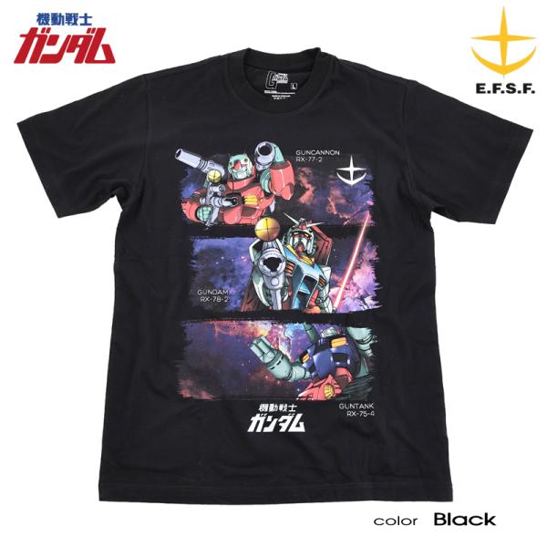 機動戦士ガンダム Ｔシャツ 半袖 RX-78-2 GUNDAM ガンキャノン ガンタンク モビルスー...