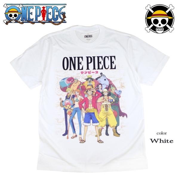 ONE PIECE Tシャツ ワンピース 半袖 ルフィ サンジ ゾロ ナミ ロビン チョッパー ブル...